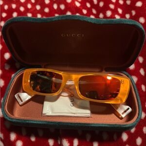 Gucci Neon Sunglasses with Iconic Logo NEW (AUTHENTIC)